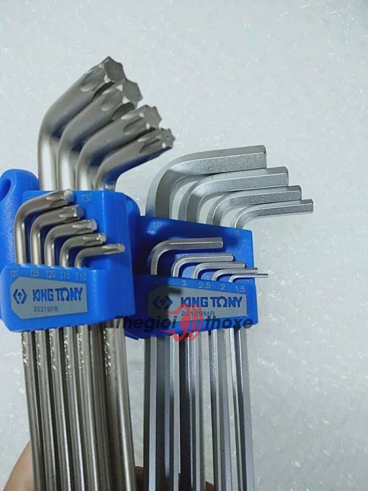 Bộ lục giác bi Kingtony 20109mr - 9 cây H1.5 ,H2 ,H2.5 ,H3 ,H4 ,H5 ,H6 ,H8 ,H10