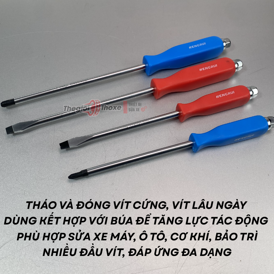 Bộ tô vít đóng Hengrui 12 món