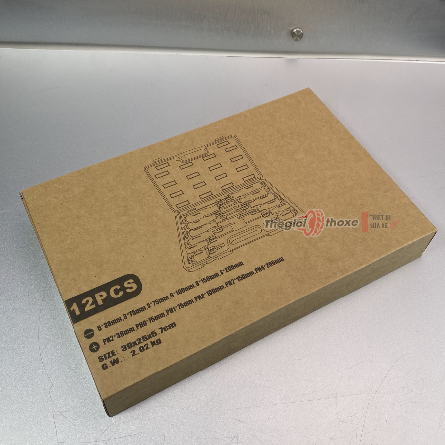Bộ tô vít đóng Hengrui 12 món