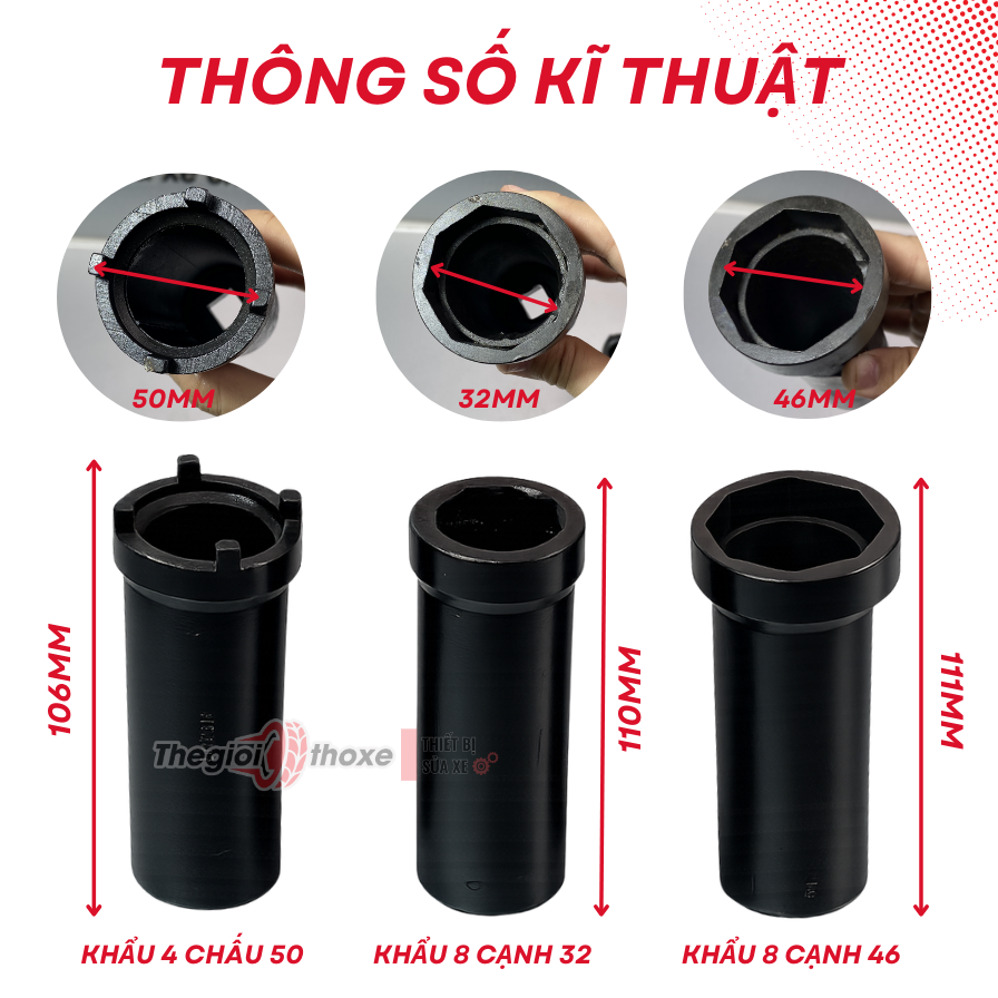 Tuýp mở chén cổ xe máy