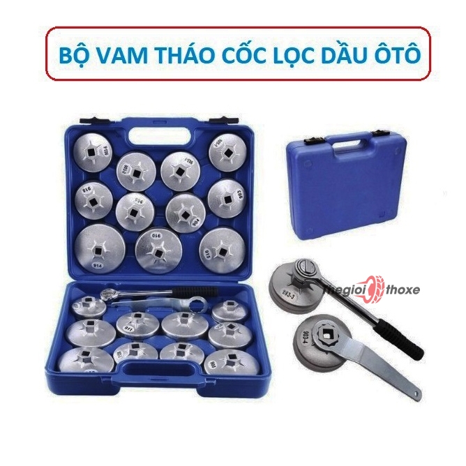 Bộ vam tháo cốc lọc dầu 23 chi tiết