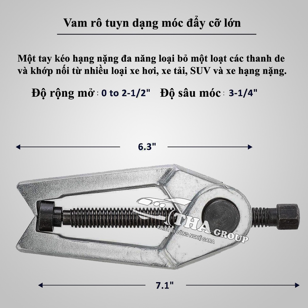 Cảo rotuyn - Vam tháo rotuyn ô tô 5 chi tiết