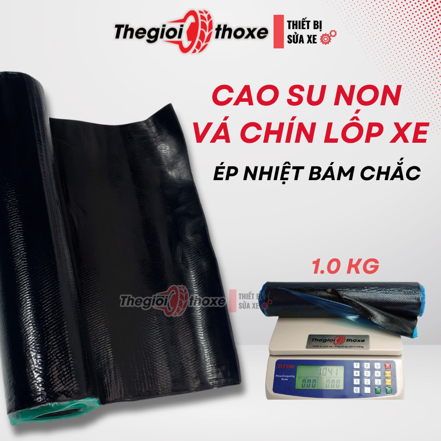 Cao su non vá chín lốp không săm (kg)