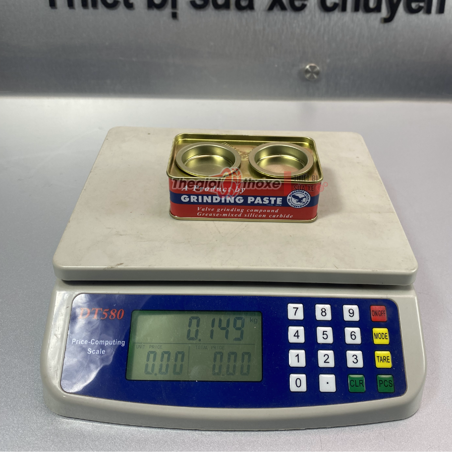 Hộp cát xoáy xupap 2 ngăn thô - mịn, Bột rà xupap chuyên nghiệp