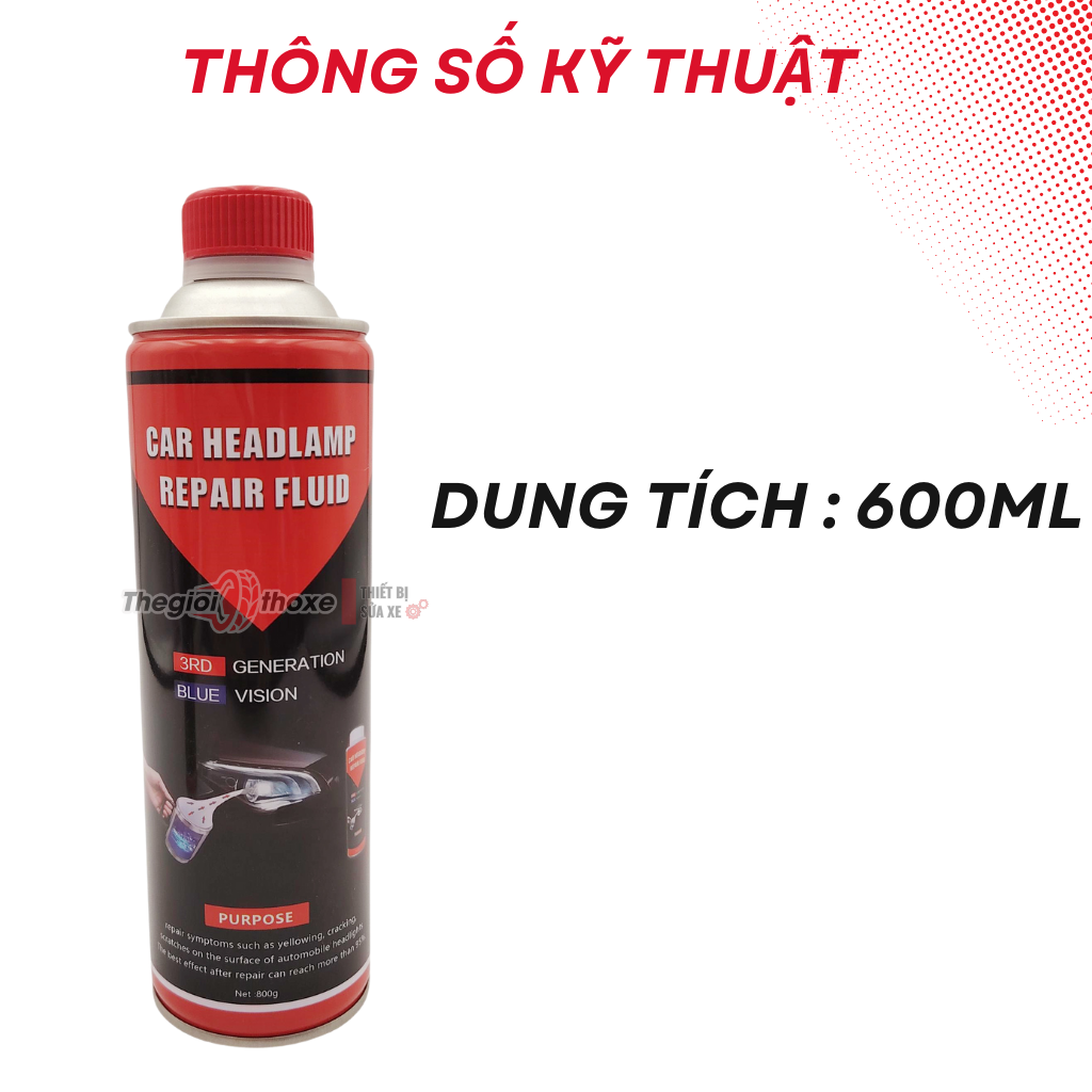 Dung dịch làm mới đèn pha