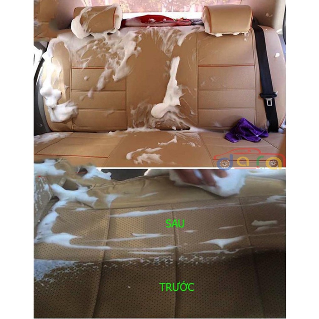 Chai xịt bọt vệ sinh ghế da xe hơi Foam Cleaner 3T