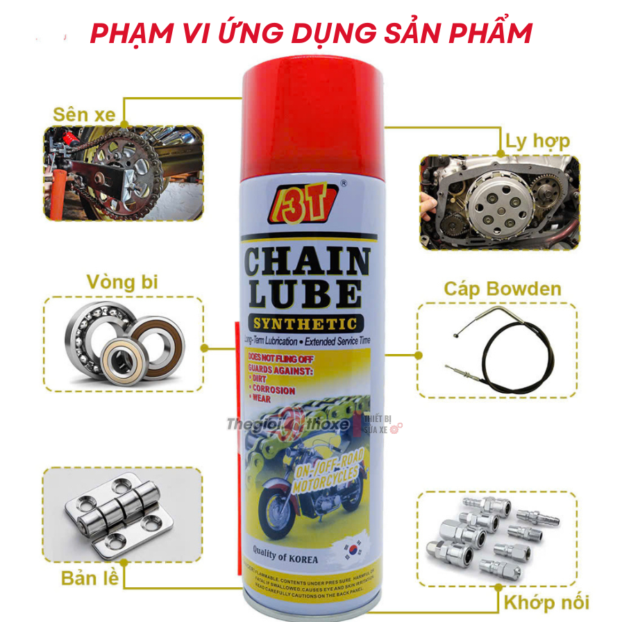 Chai xịt sên 3T Chain Lube
