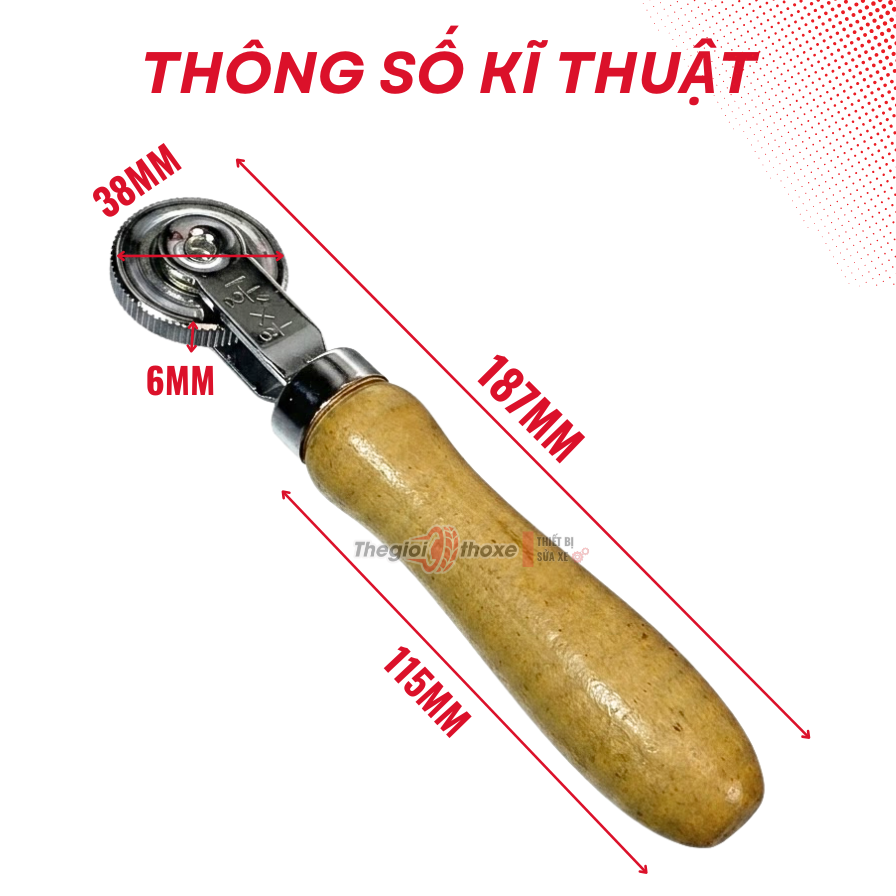 Con lăn ép Cán Gỗ Đóng Túi