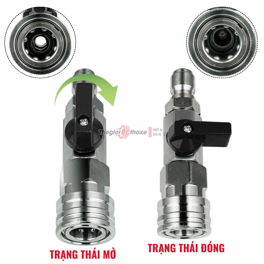 Van khóa nước Inox