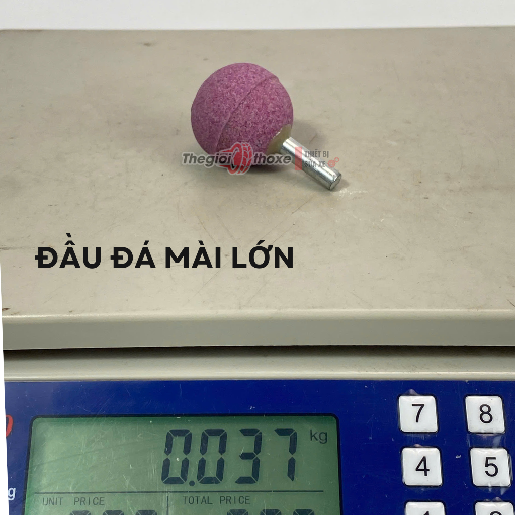 Đầu đá mài săm lốp xe máy, ô tô. Mài săm, mài lốp không săm, ba via