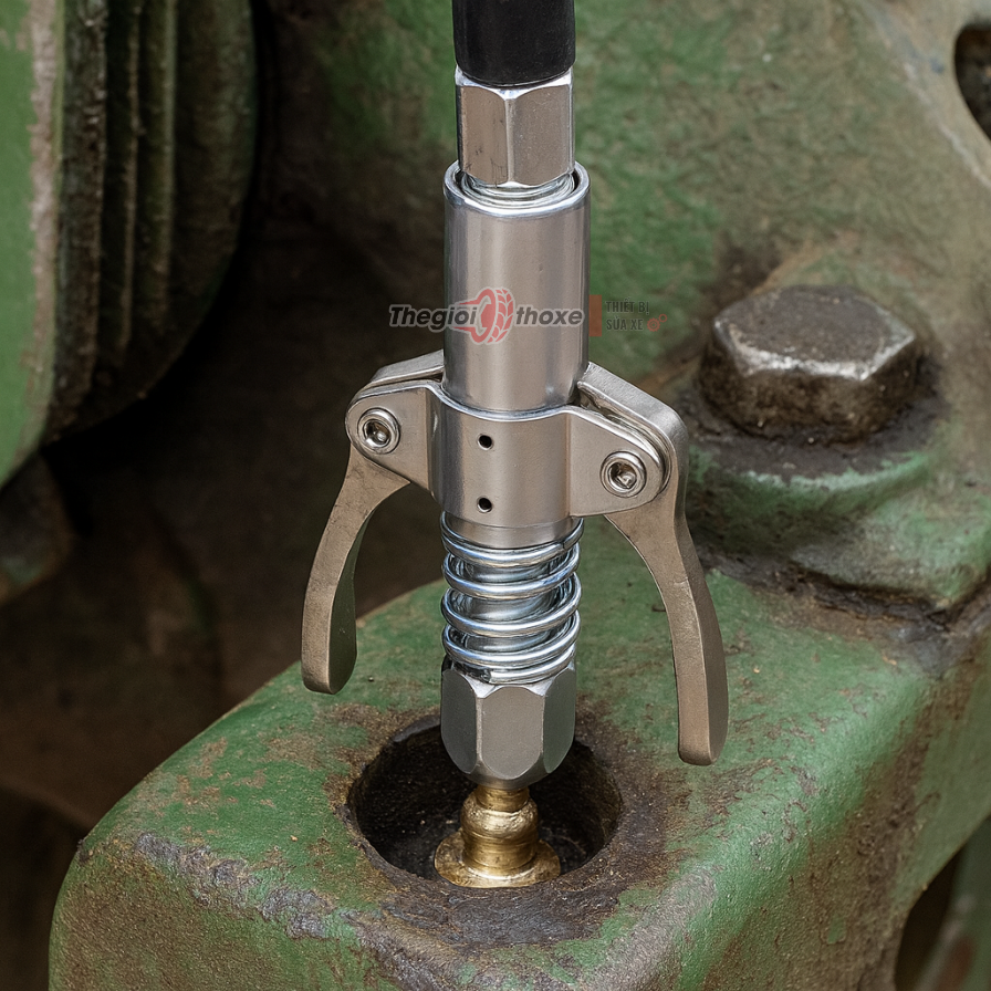 Đầu kẹp bơm mỡ 6 chấu