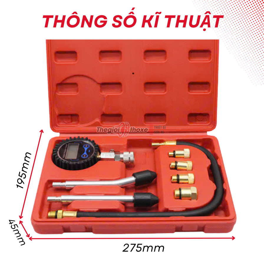 Đồng hồ đo áp suất buồng đốt điện tử