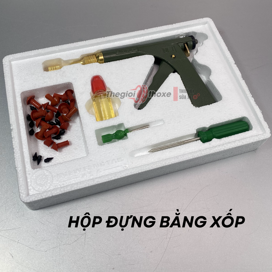 Bộ vá nấm lốp không săm (đi kèm 16 đạn nấm)