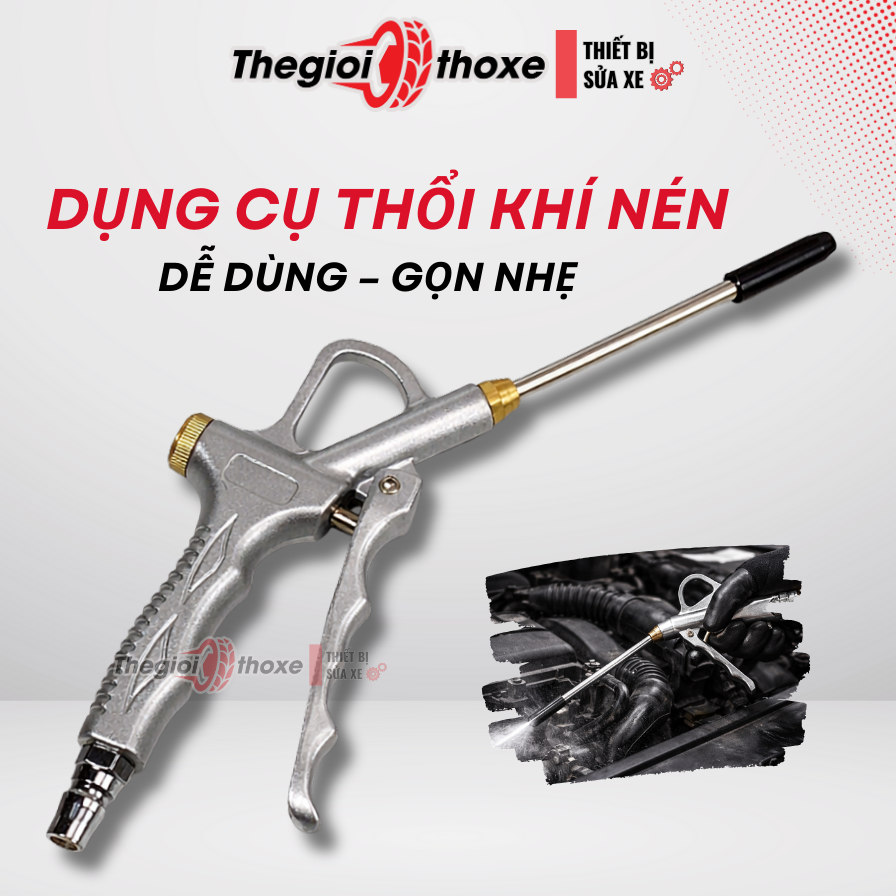 Súng xịt khô khí nén