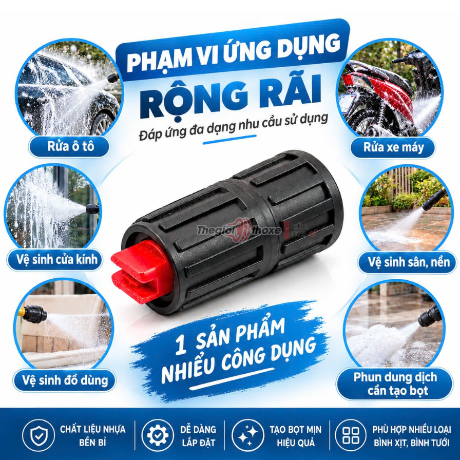 Đầu phun bọt tuyết thay thế