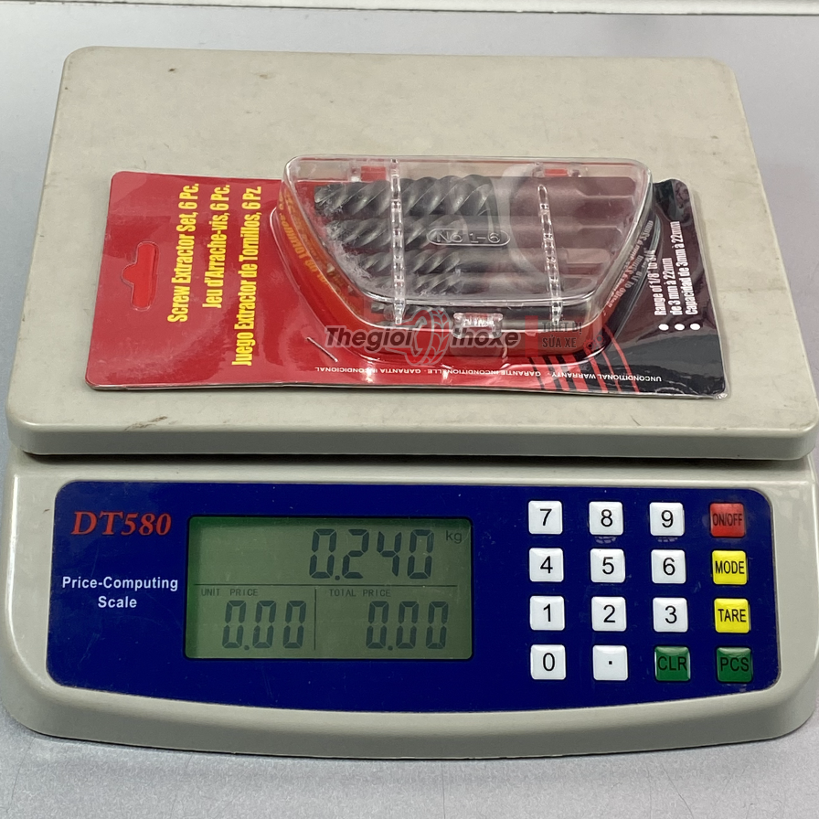 Bộ 6 mũi tháo ốc gãy