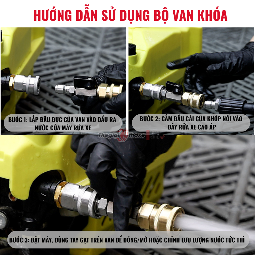Van khóa nước Inox