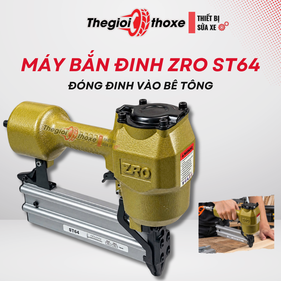 Máy đóng đinh ZRO ST64