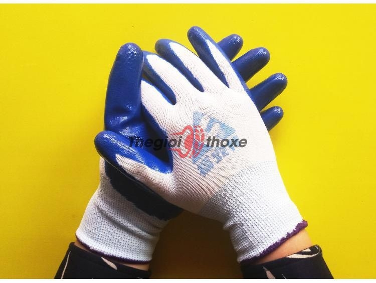 Găng tay sợi phủ cao su