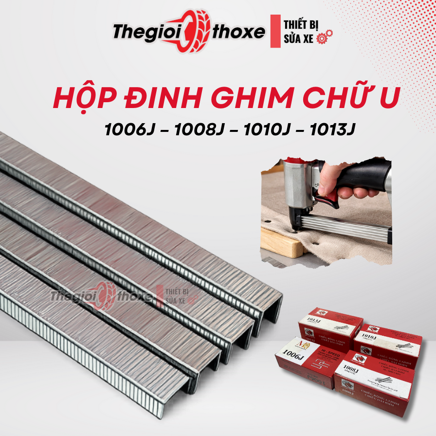 Đinh ghim chữ U 1006J - 1008J - 1010J - 1013J