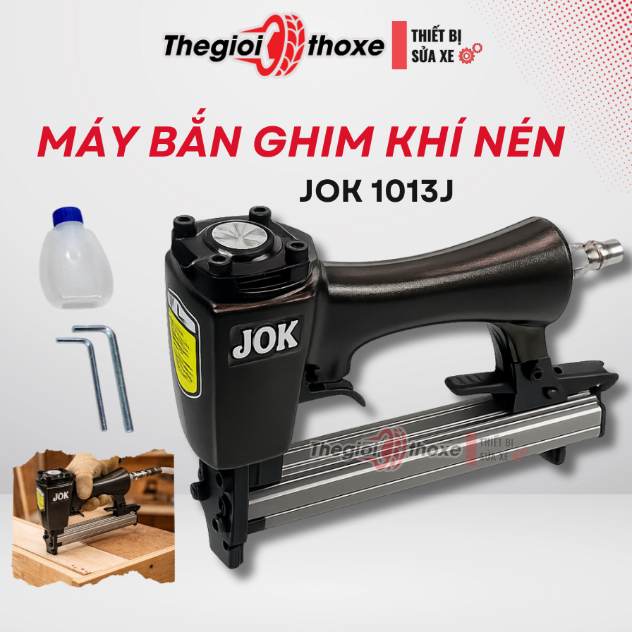 Súng bắn ghim bằng hơi JOK 1013J (ghim chữ U)