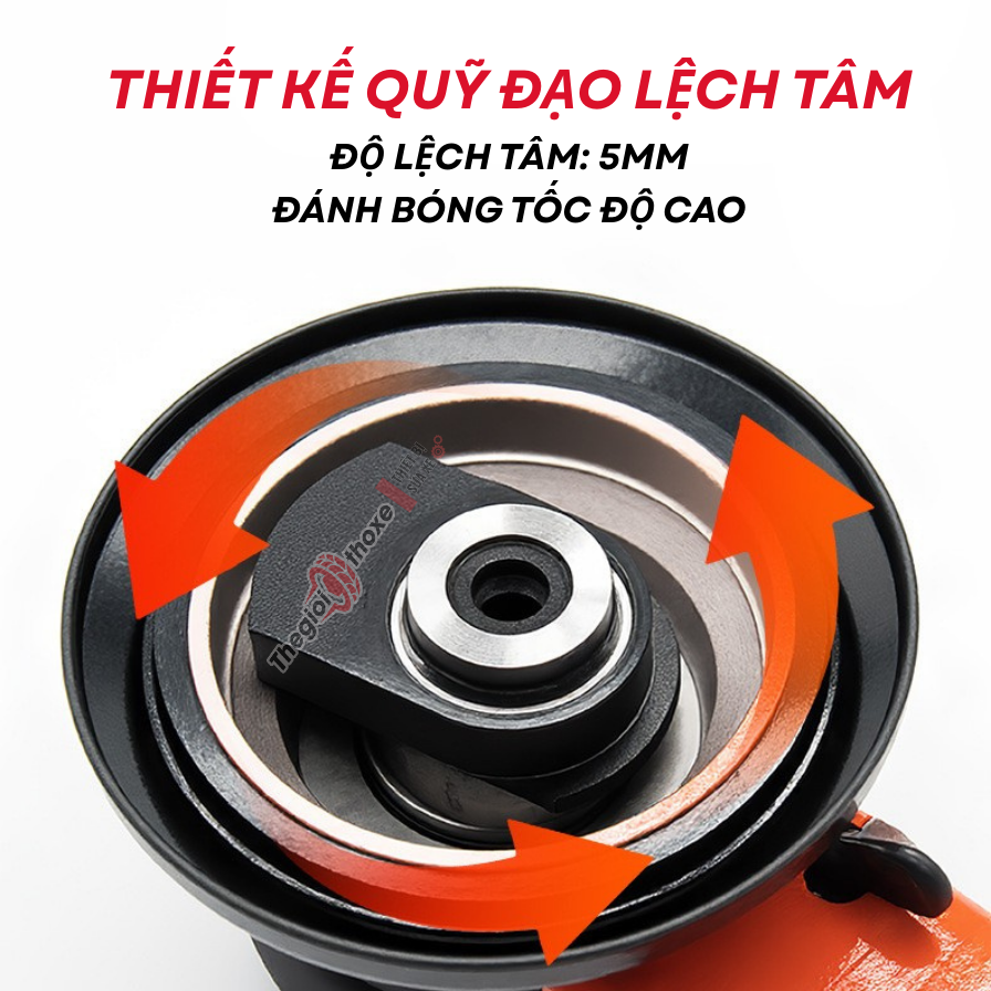 Máy chà nhám hơi tròn Lionking Đài Loan (đường kính 5 inch - 125 mm)