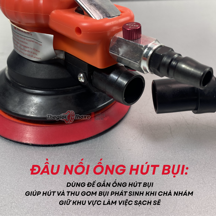 Máy chà nhám hơi tròn Yunica 8402