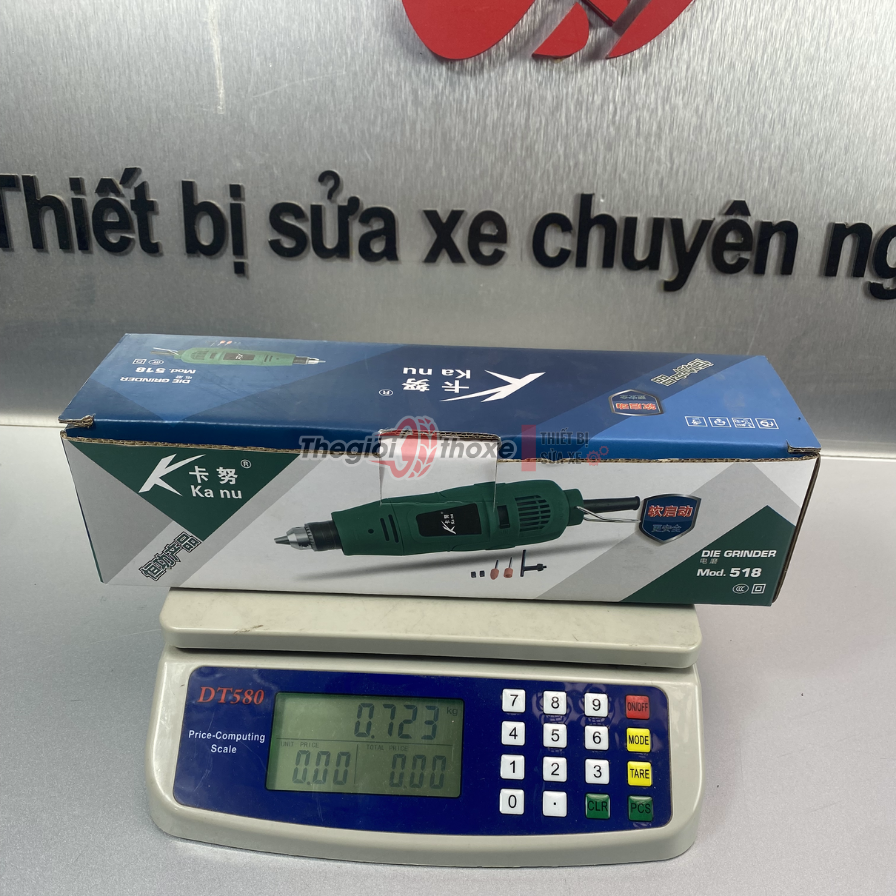 Máy mài săm lốp xe bằng điện 220V (Kèm 4 đầu đá mài)