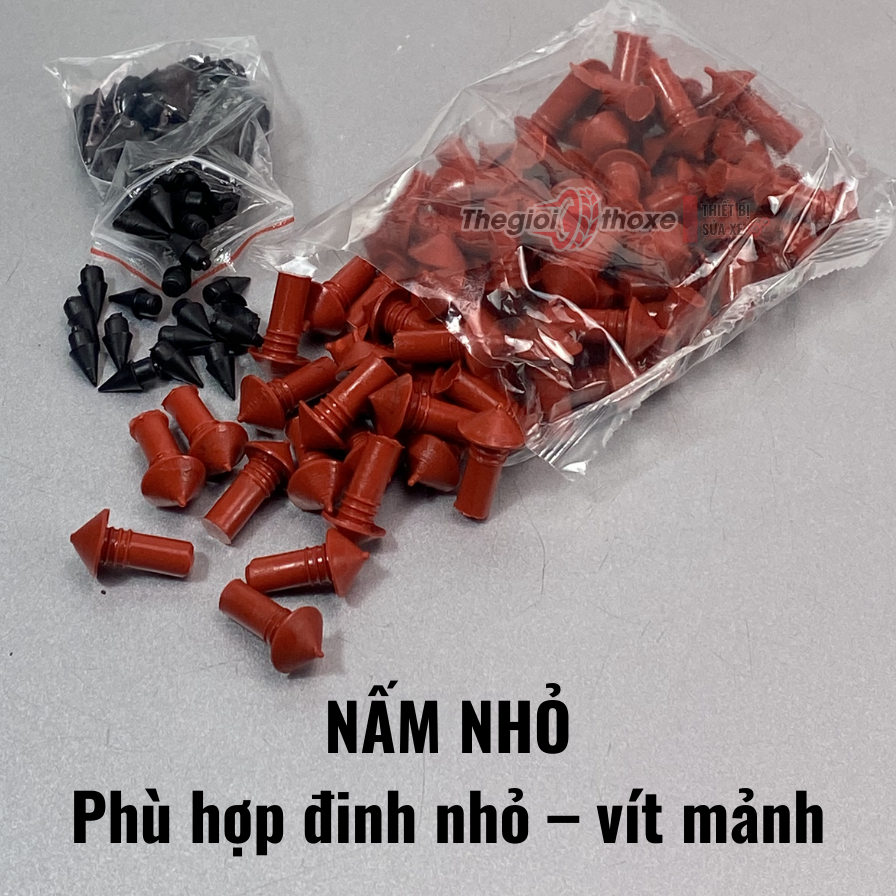 Túi đạn nấm vá lốp không săm (90 viên+ dẫn hướng)