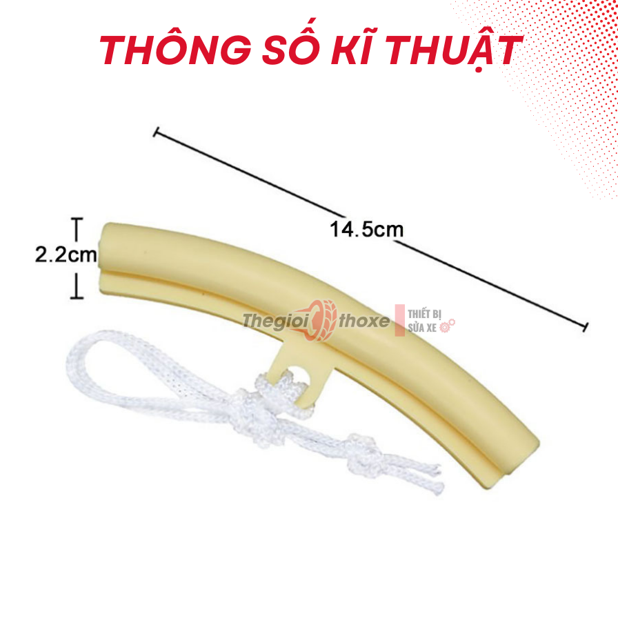 Nẹp nhựa bảo vệ vành, mâm khi móc lốp, nạy vỏ