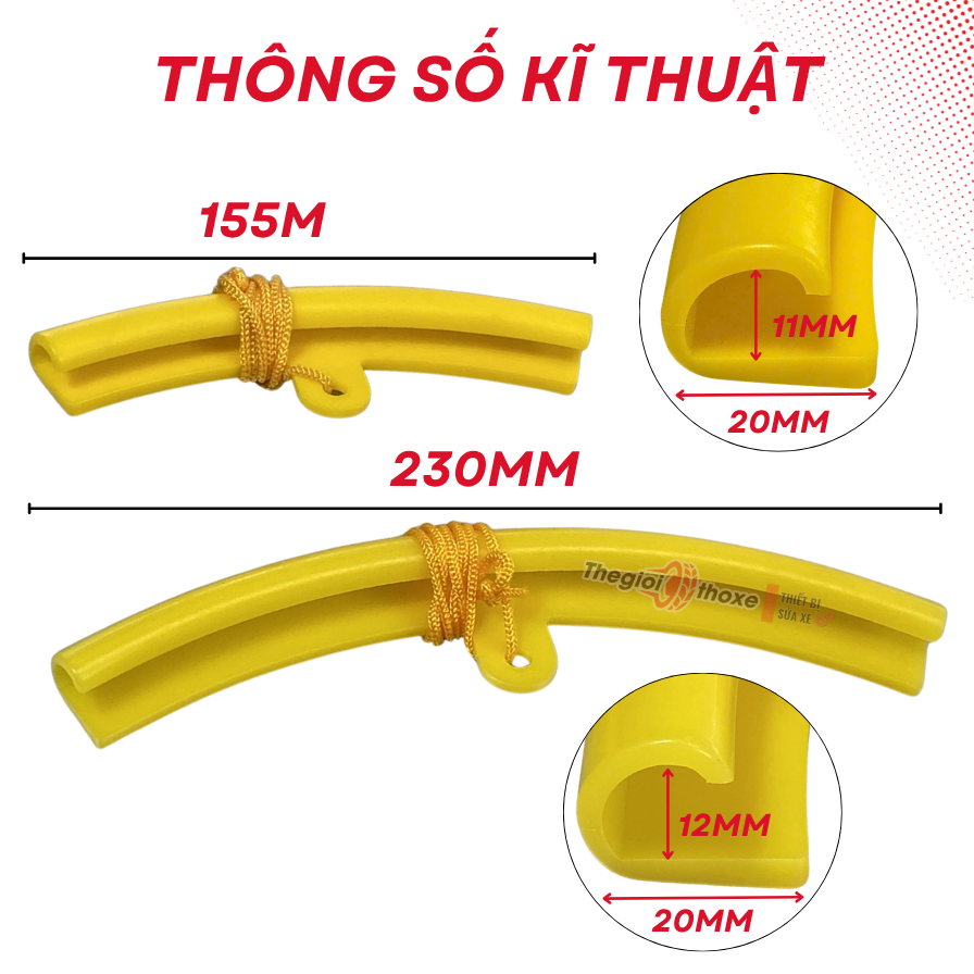 Nẹp bảo vệ Lazang 15,5CM/23CM