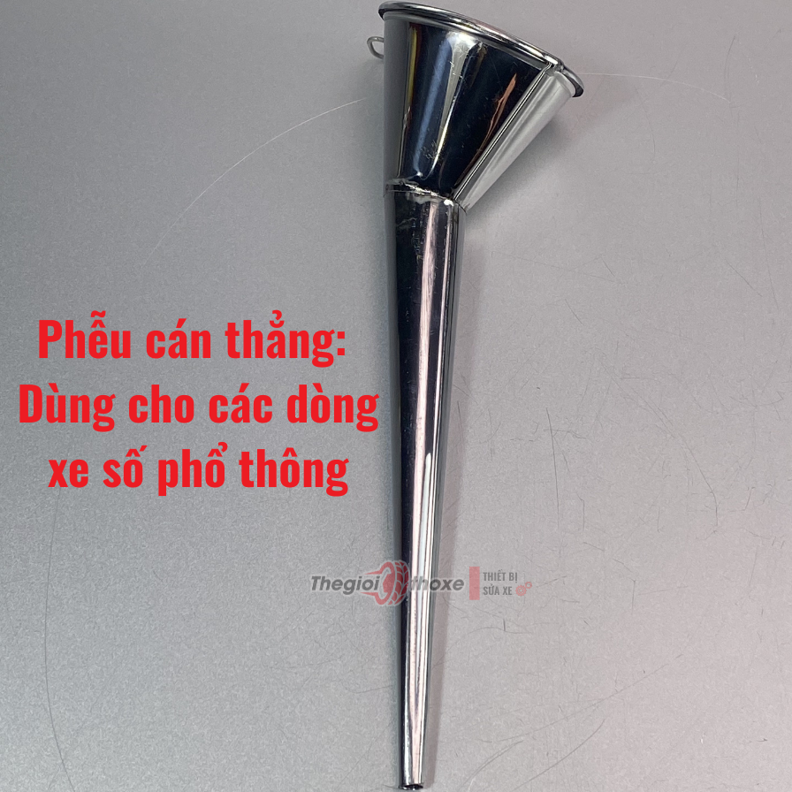 Phễu thay nhớt xe máy bằng tôn