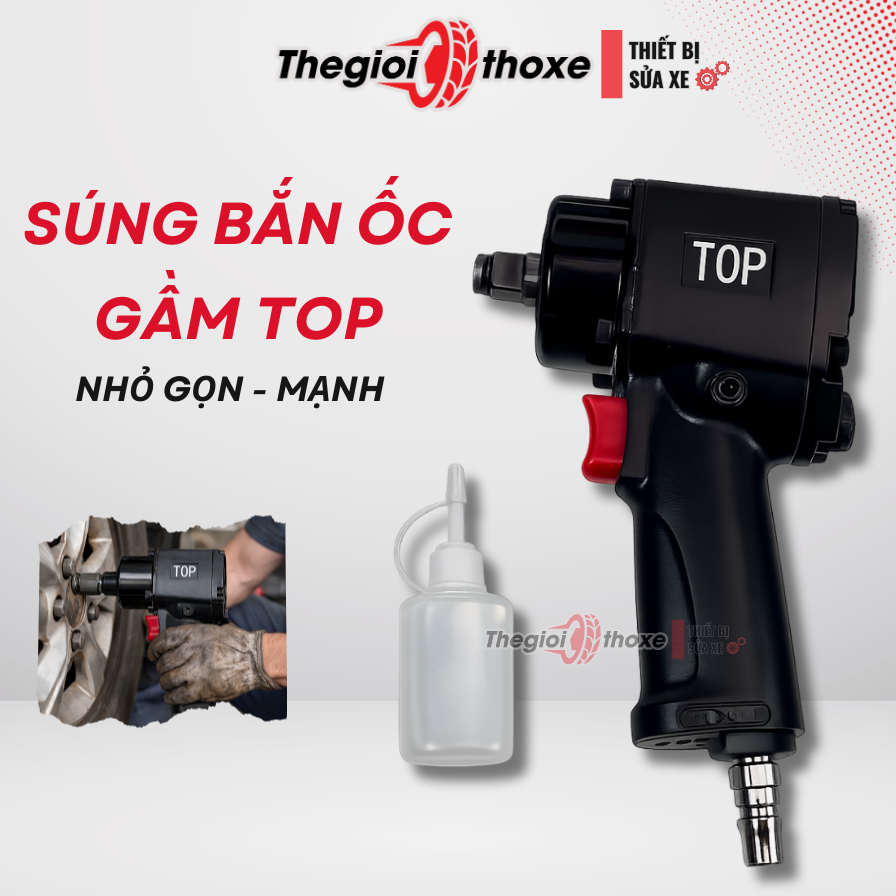 Súng hơi bắn ốc TOP cỡ nhỏ