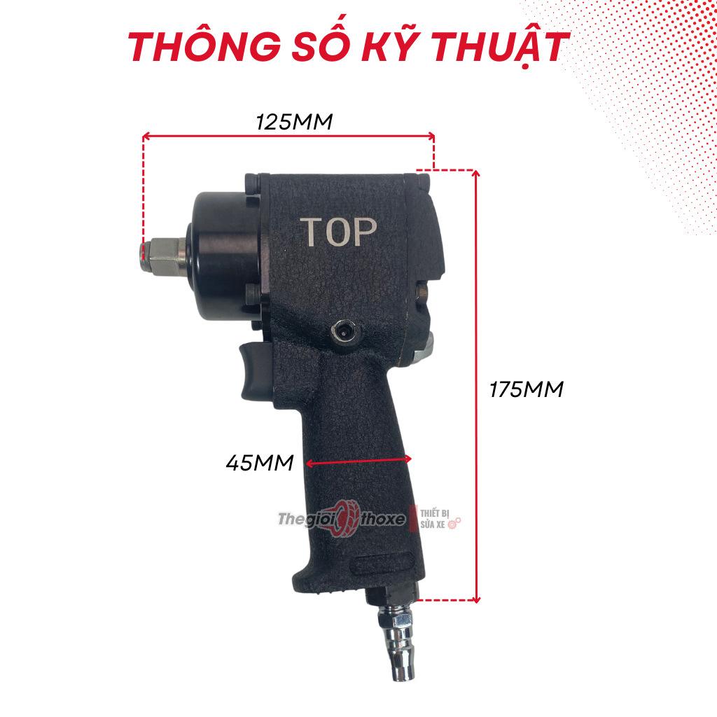 Súng hơi bắn ốc TOP cỡ nhỏ