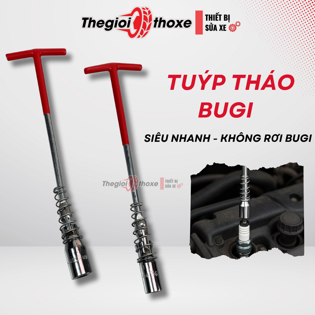 Tuýp mở bugi xe máy, ô tô