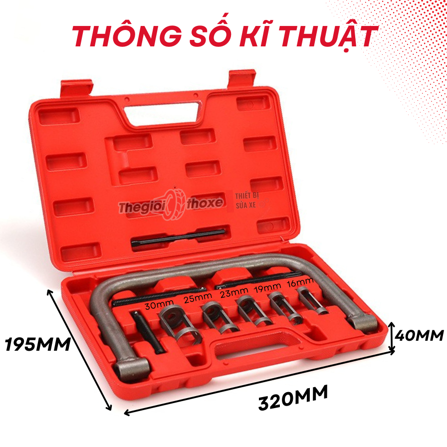 Vam tháo lò xo xupap ô tô, xe máy