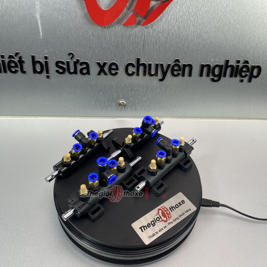 Van chia hơi máy ra vào lốp