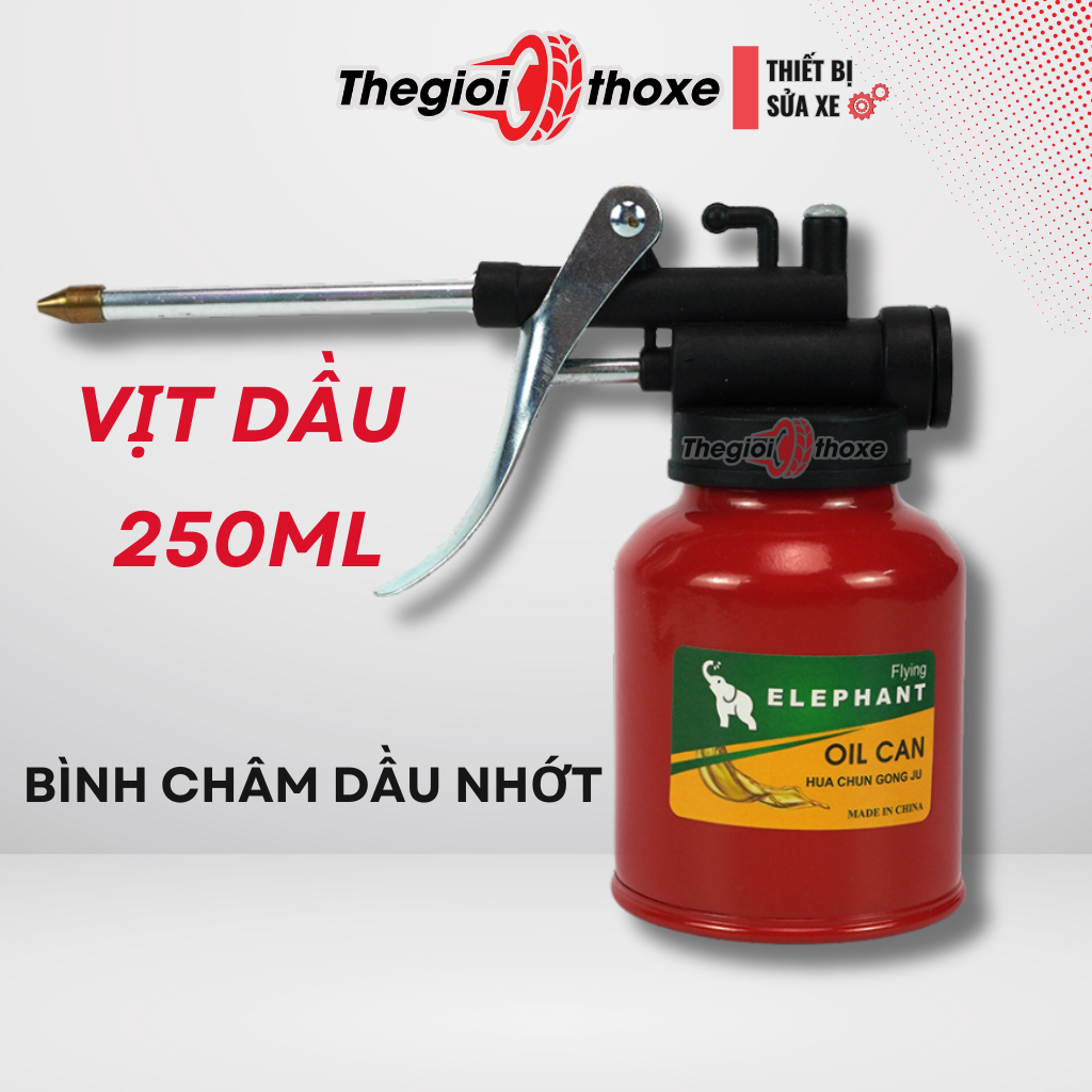 Vịt dầu 250ml - Vòi bơm dài và thon châm nhớt đến những vị trí khó