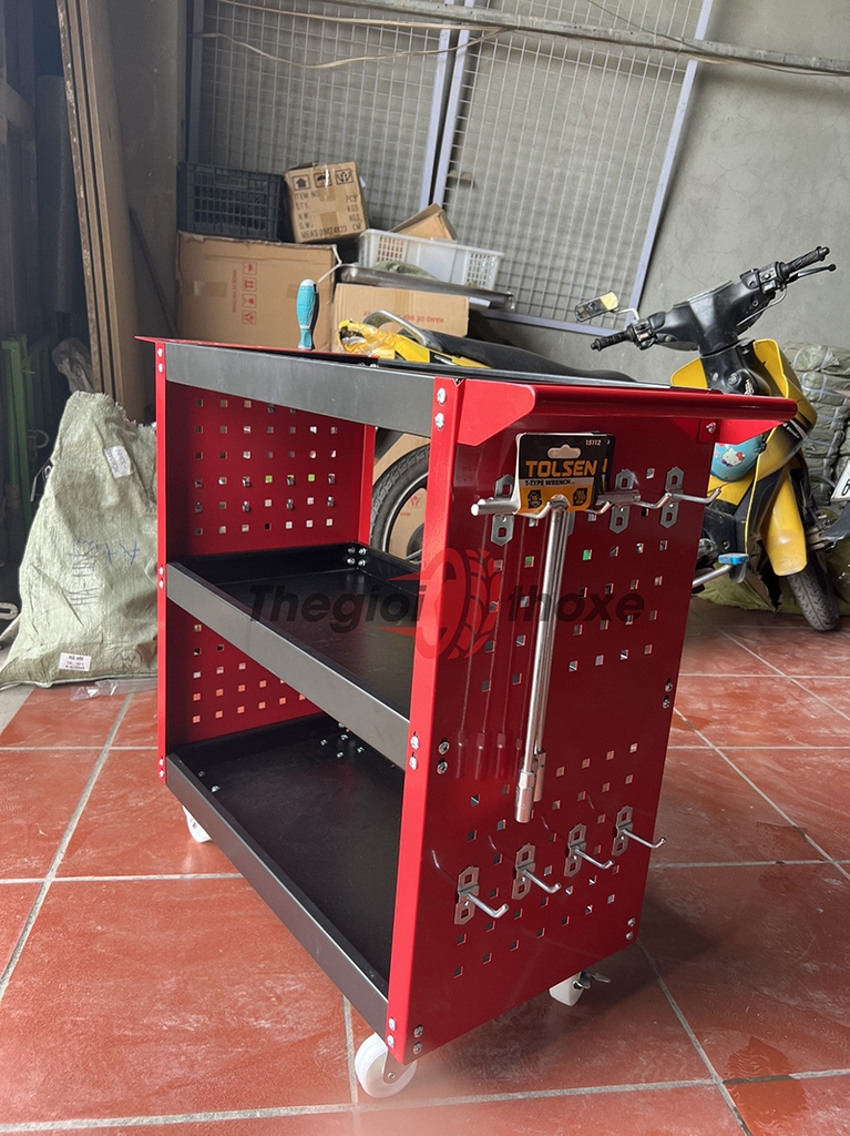 Xe đựng đồ nghề 3 ngăn