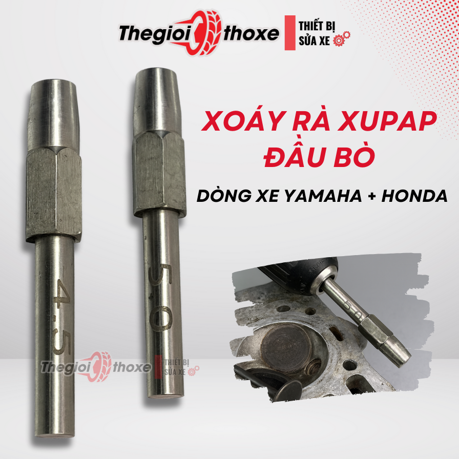 Cây xoáy xupap Honda + Yamaha