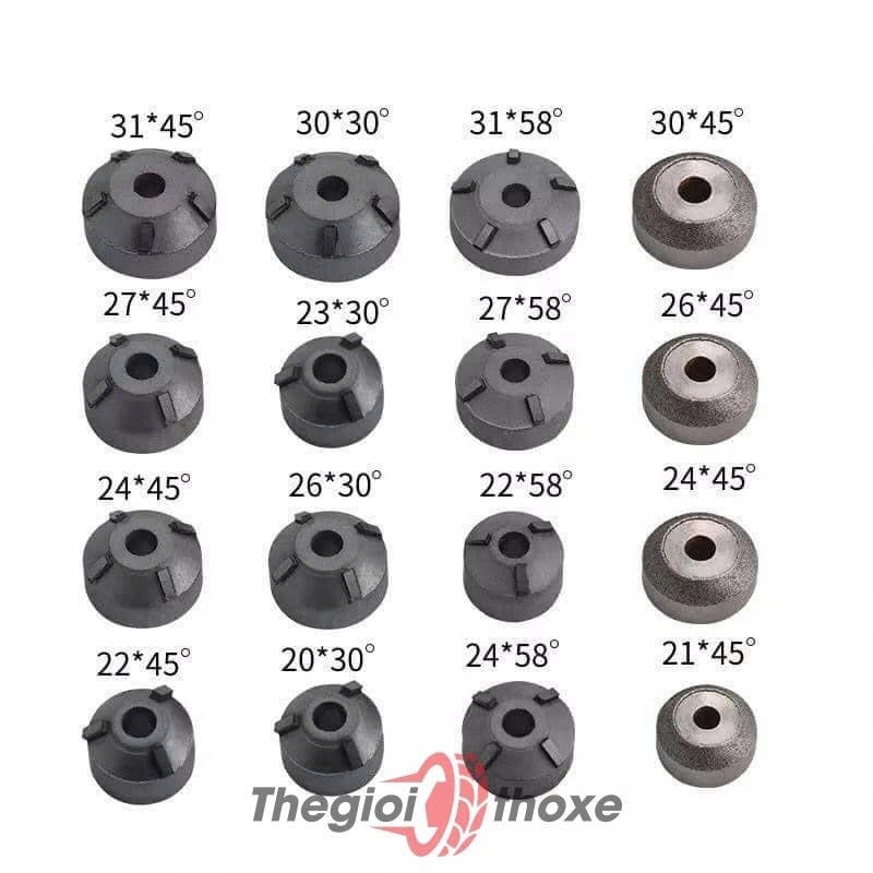 Bộ làm miệng xupap (Dao cắt + đá mài miệng xupap)