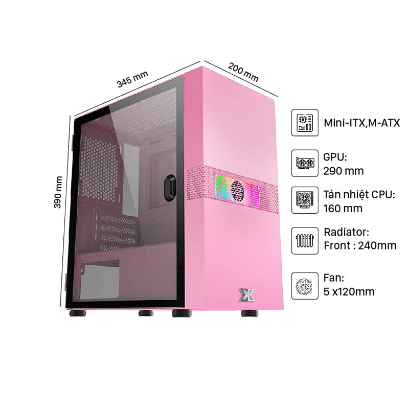 CASE XIGMATEK AERO FADIL ARTIC 1F QUEEN