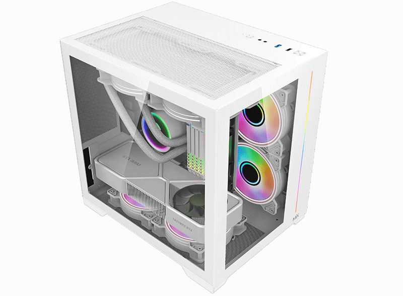 CASE MIK LV12 MINI ELITE GAMING WHITE