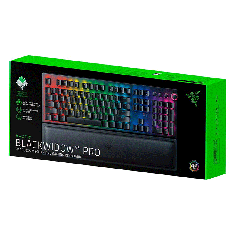 Bàn Phím Cơ Razer Blackwidow V3 Pro Yellow Switch Wireless