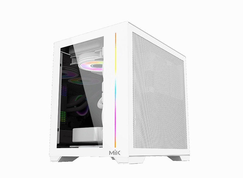 CASE MIK LV12 MINI ELITE GAMING WHITE