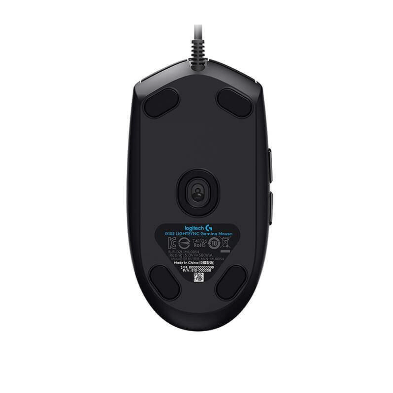 CHUỘT GAMING LOGITECH G102 LIGHTSYNC RGB BLACK