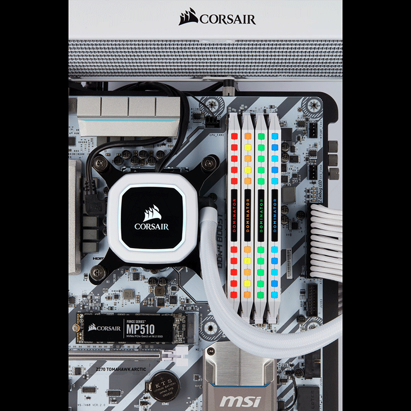 RAM DDR4 16GB CORSAIR 3200Mhz DOMINATOR Platinum RGB WHITE (KIT 2*8GB)