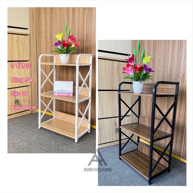 Kệ Trang Trí Decor Đa Tầng – Dùng Làm Kệ Vi Sóng, Đựng Đồ Tiện Lợi | Nội Thất Anh Hoàng