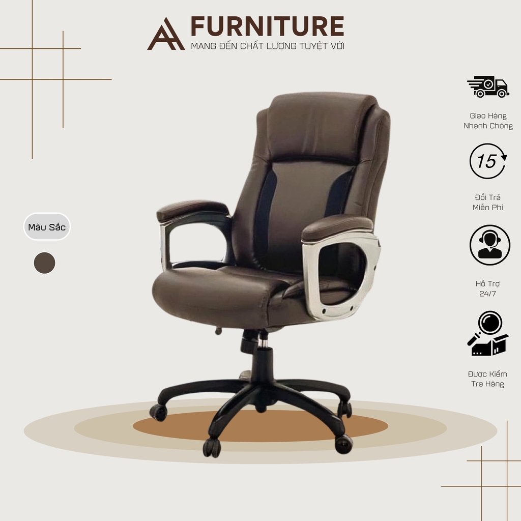 Ghế Da To Cao Cấp Êm Ái Dành Cho Các Sếp - Chuẩn Bị Hàng Trong 24H | 51950 | Nội Thất Anh Hoàng