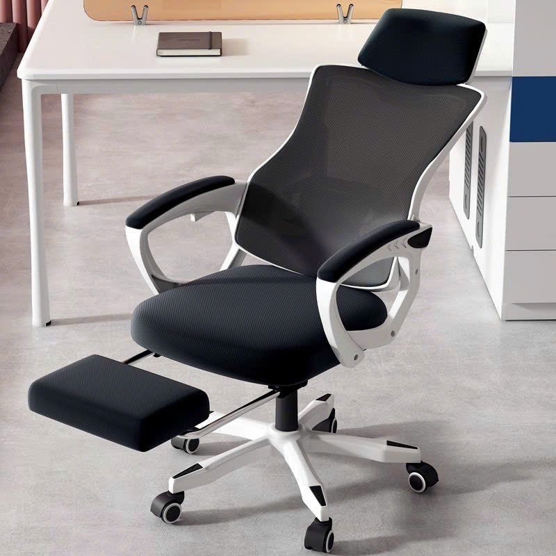 Ghế Xoay Văn Phòng, Công Thái Học, Gaming Ergonomic, Ghế Gaming Tựa Đầu Êm Ái | 818 Grey | Nội Thất Anh Hoàng